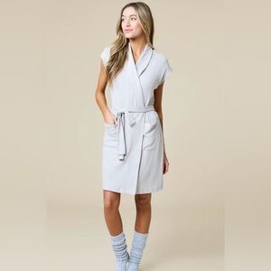 SOFTIE’S- Women's Soft White Wrap Robe